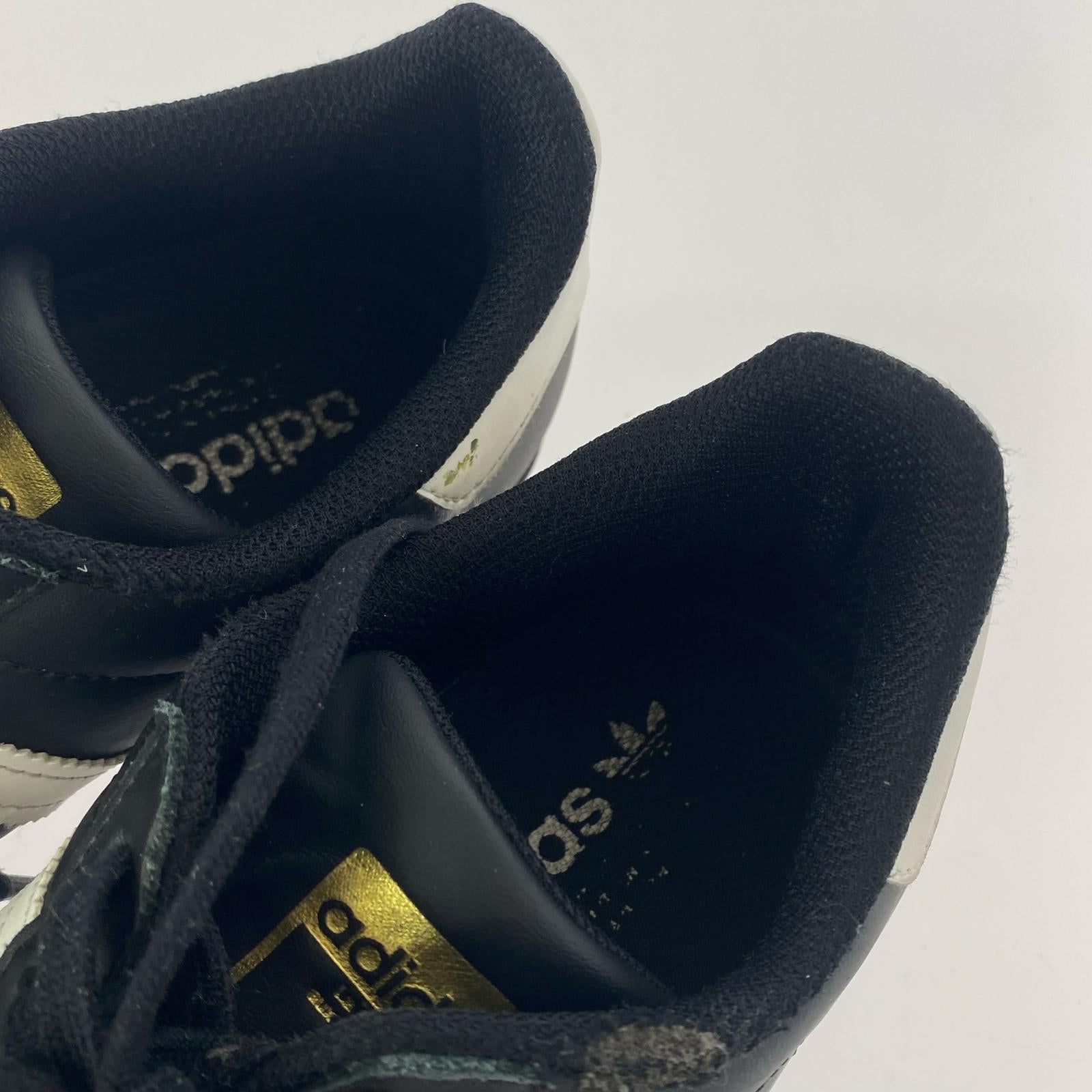 スニーカー adidas superstar 黒 (25) 25cm (US7 UK6 1/2 EU40) ブラック
