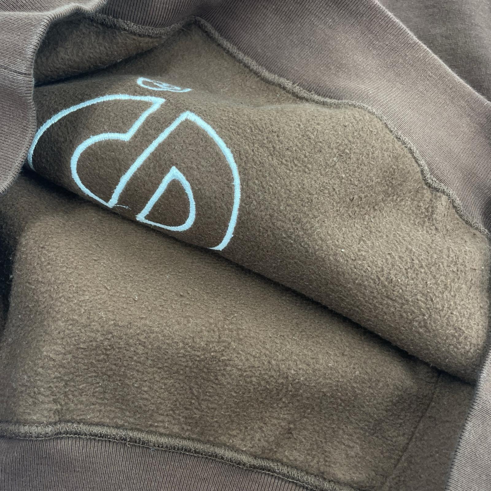 パーカー Supreme Satin Applique Hooded Sweatshirt L ブラウン L ブラウン
