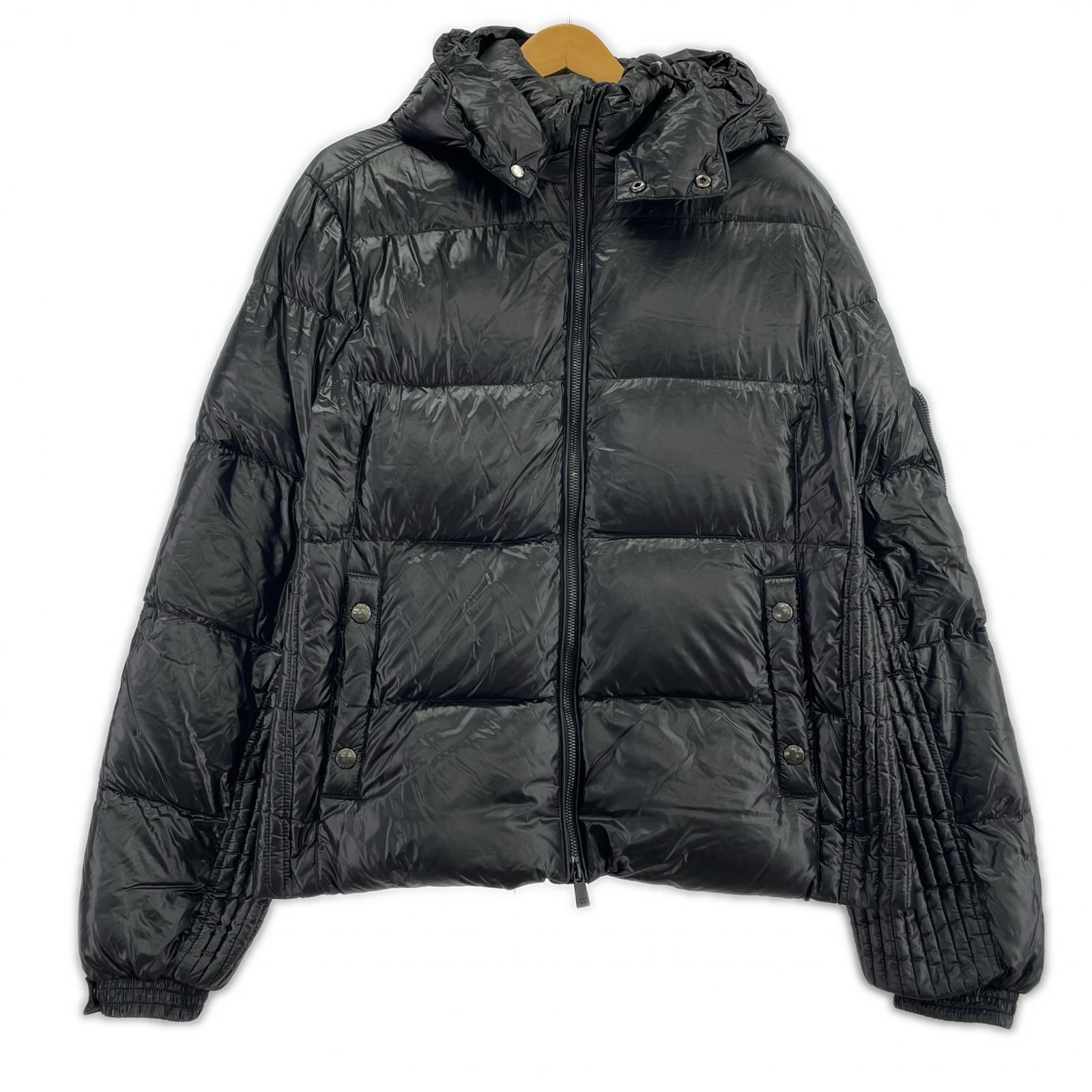 ダウンジャケット 23AW シャイニーナイロンダウンジャケット BELBO ブラック
