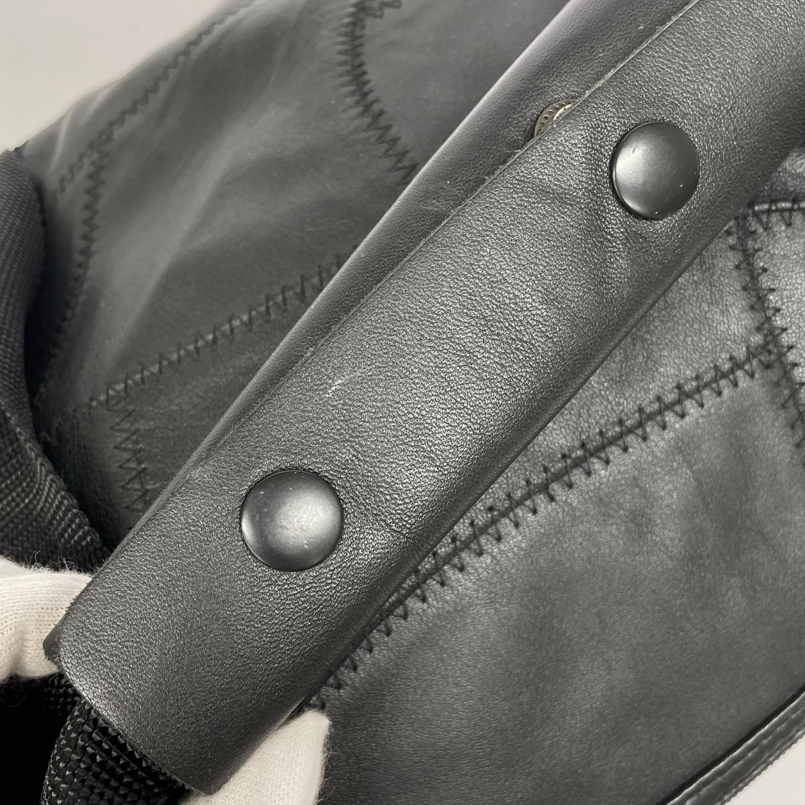 その他バッグ Patchwork Leather Duffle Bag BLK ブラック