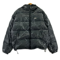 ダウンジャケット RIPSTOP HOODED DOWN JACKET リアルツリー 黒 (L) L ブラック