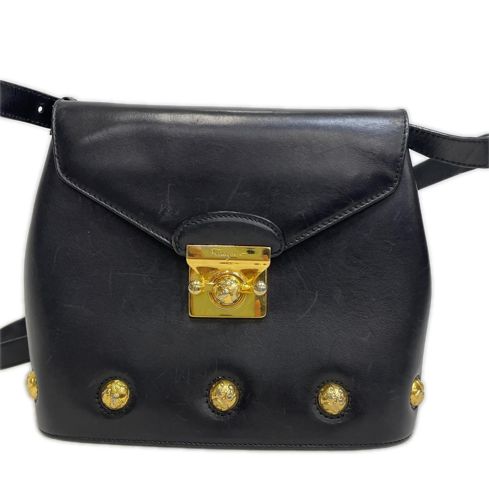 S.Ferragamo/ブラック/DQ-21 5639