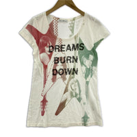 半袖Tシャツ DREAMS BURN DOWN 白 (F) ホワイト