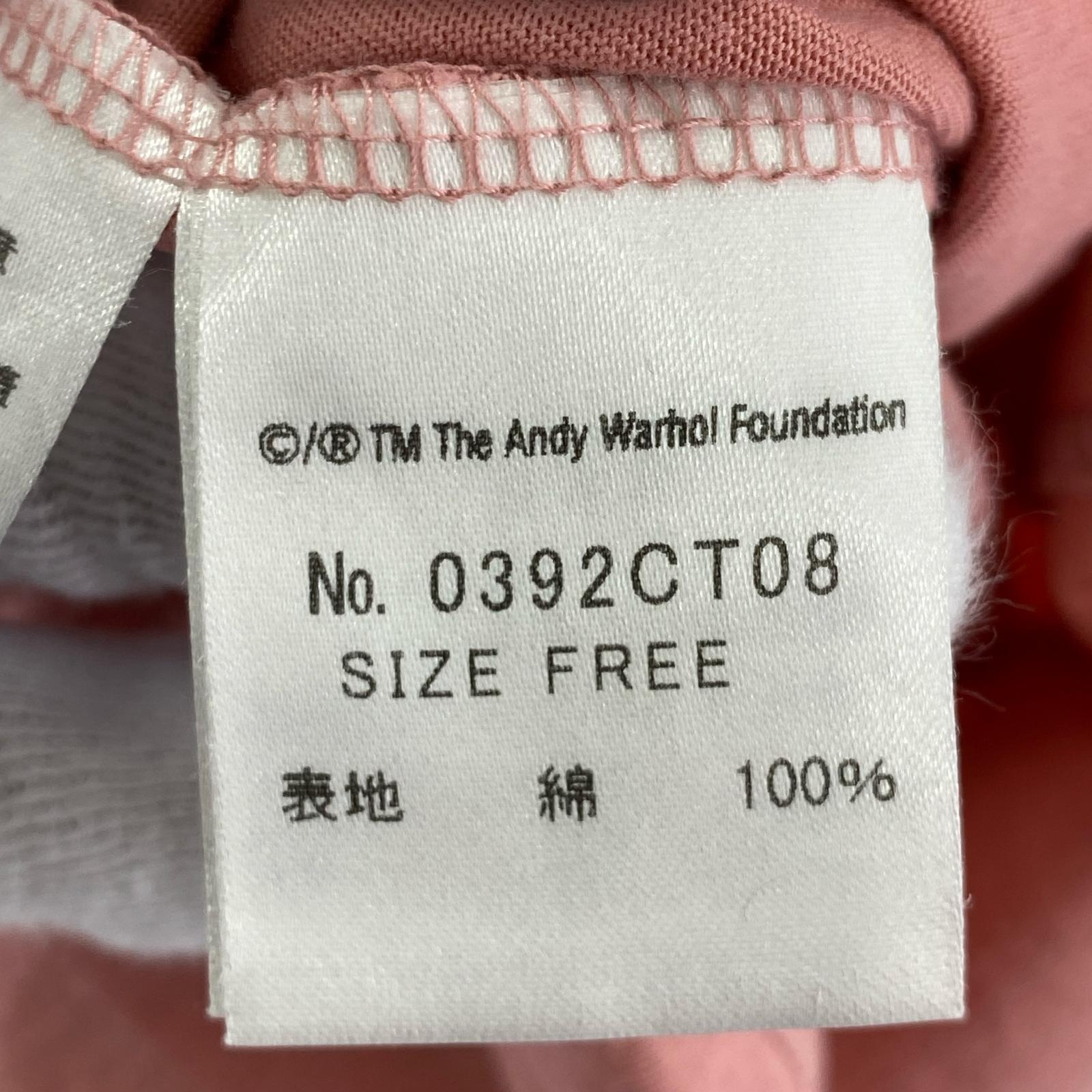 半袖Tシャツ Andy Warhol ピンク (F) ピンク