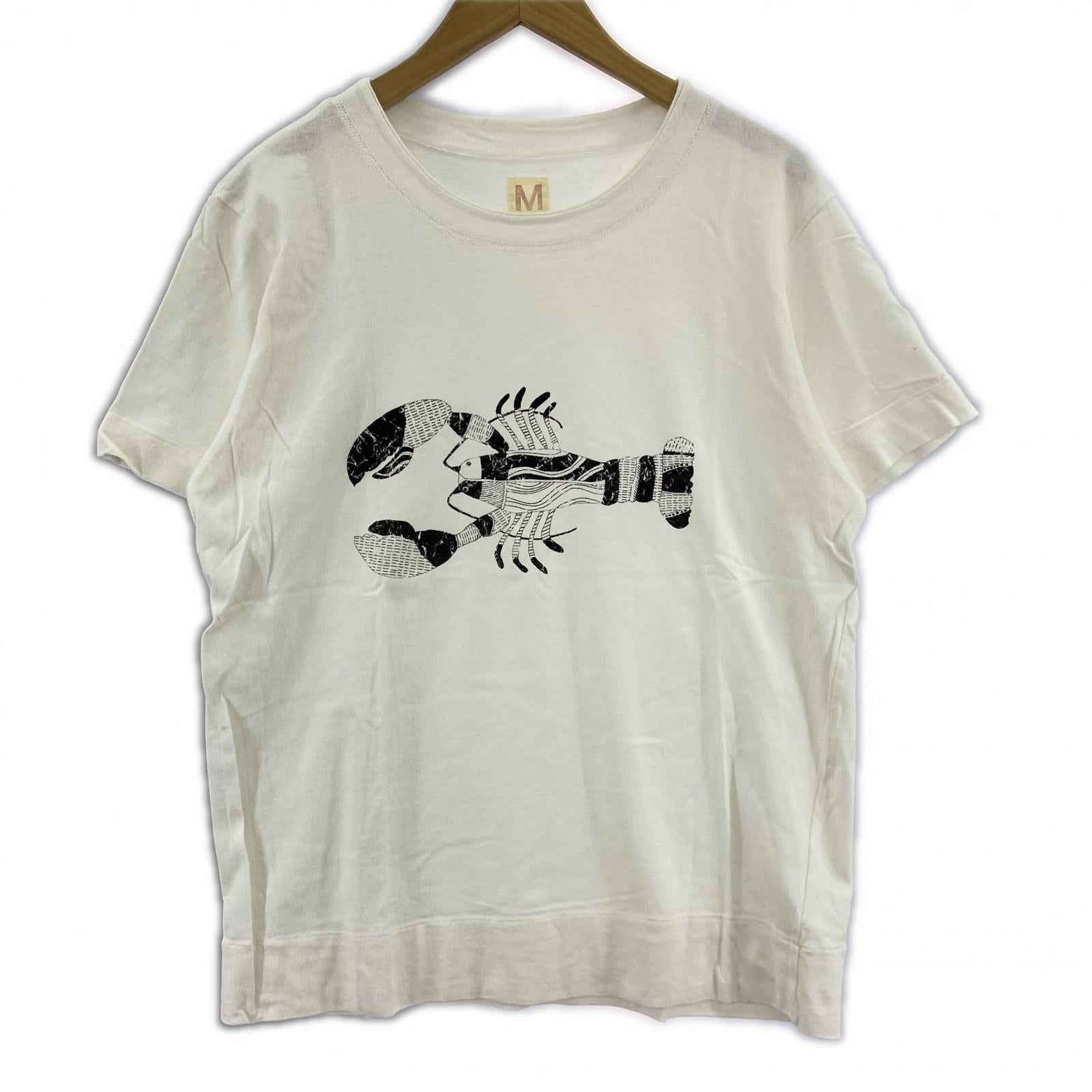 半袖Tシャツ ロブスター 白 (M) M ホワイト