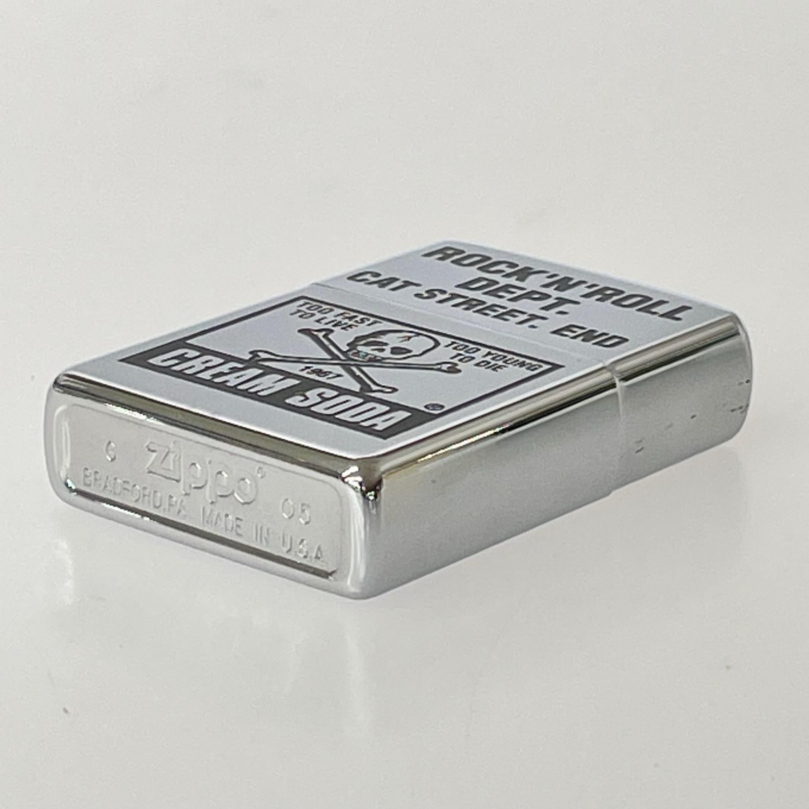 ライター cream soda ZIPPO シルバー