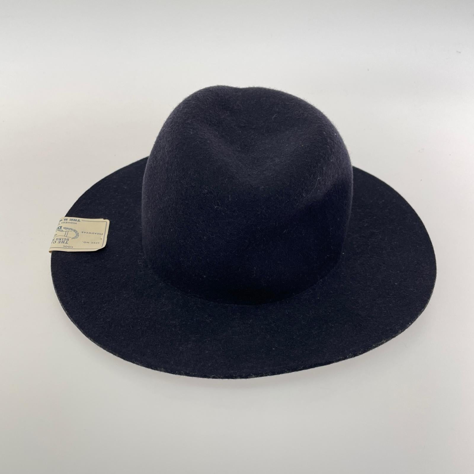 ハット THE H.W.DOG&CO. ウール 紺 38 ネイビー