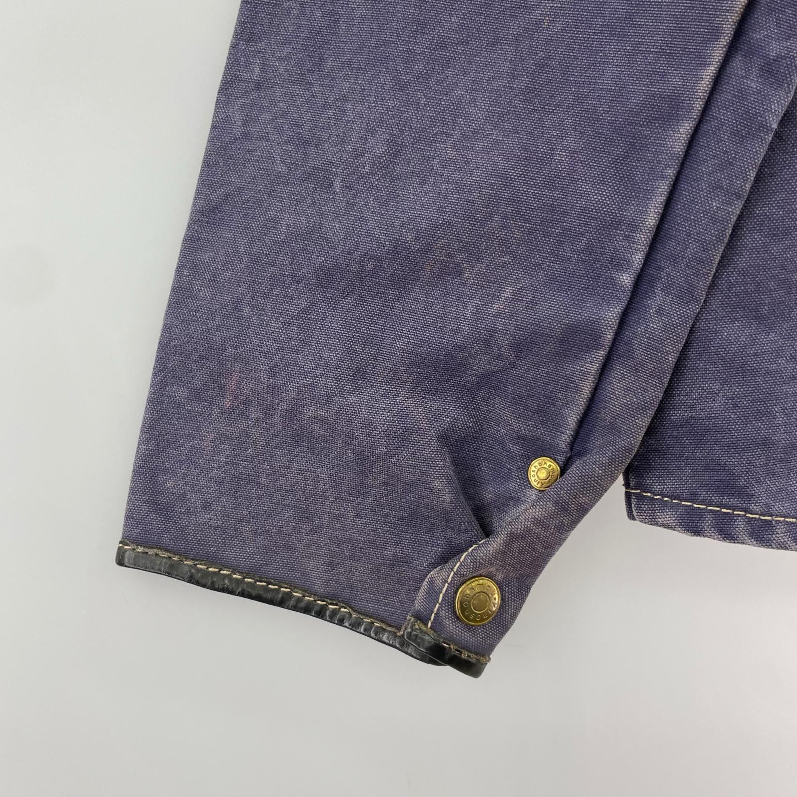 ジャケット レザーカバーオール NVY 36 ネイビー