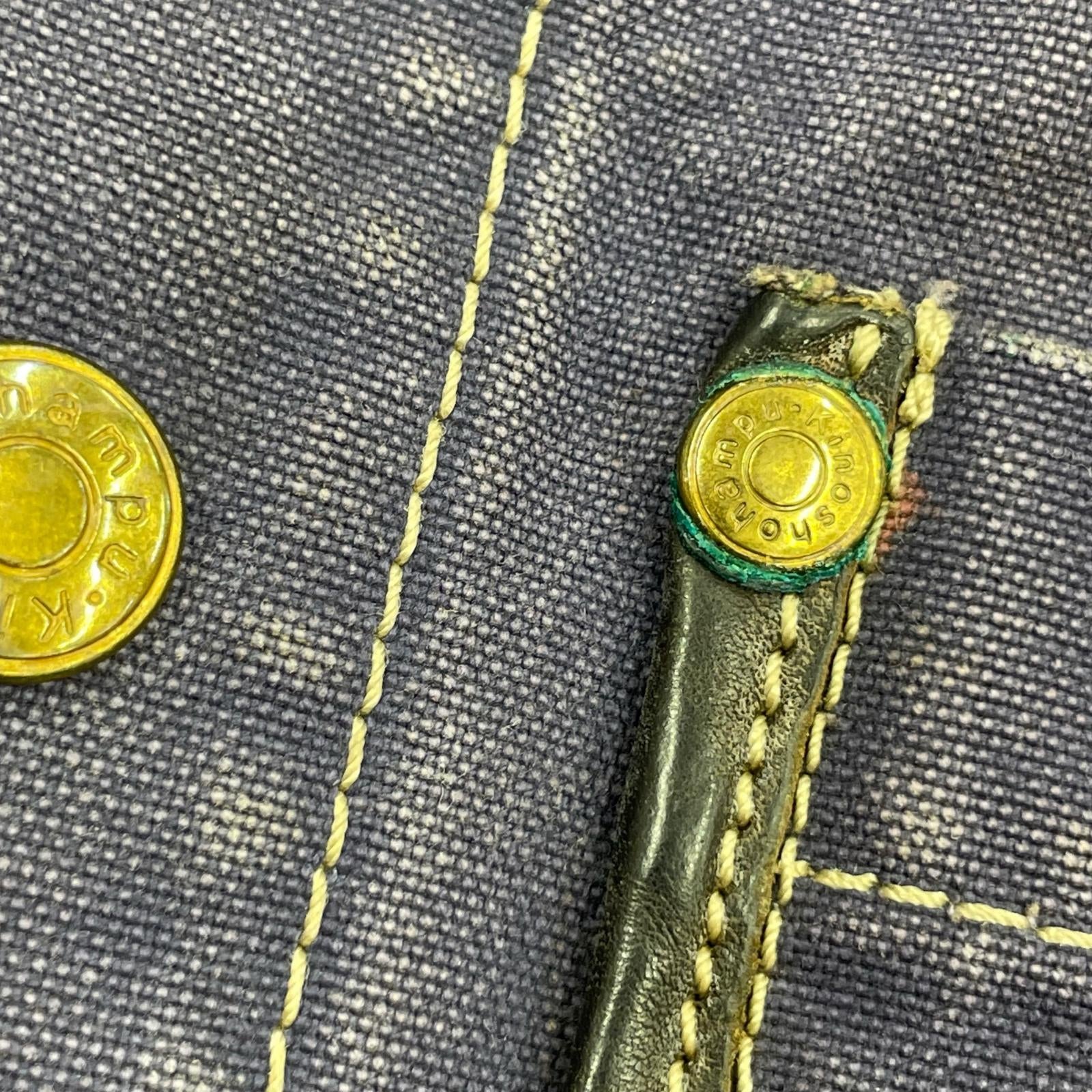 ジャケット レザーカバーオール NVY 36 ネイビー