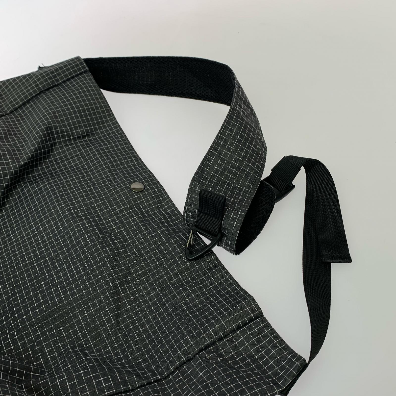 ショルダーバッグ PACKING リップストップ ブラック