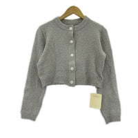 カーディガン sea room lynn PAPER KNIT BASIC グレー