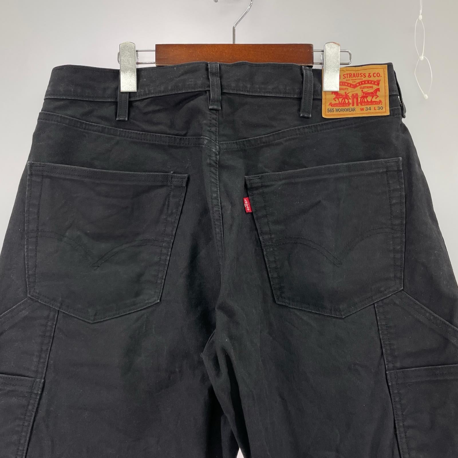 デニムパンツ 565 work wear 黒 (34) 34 ブラック