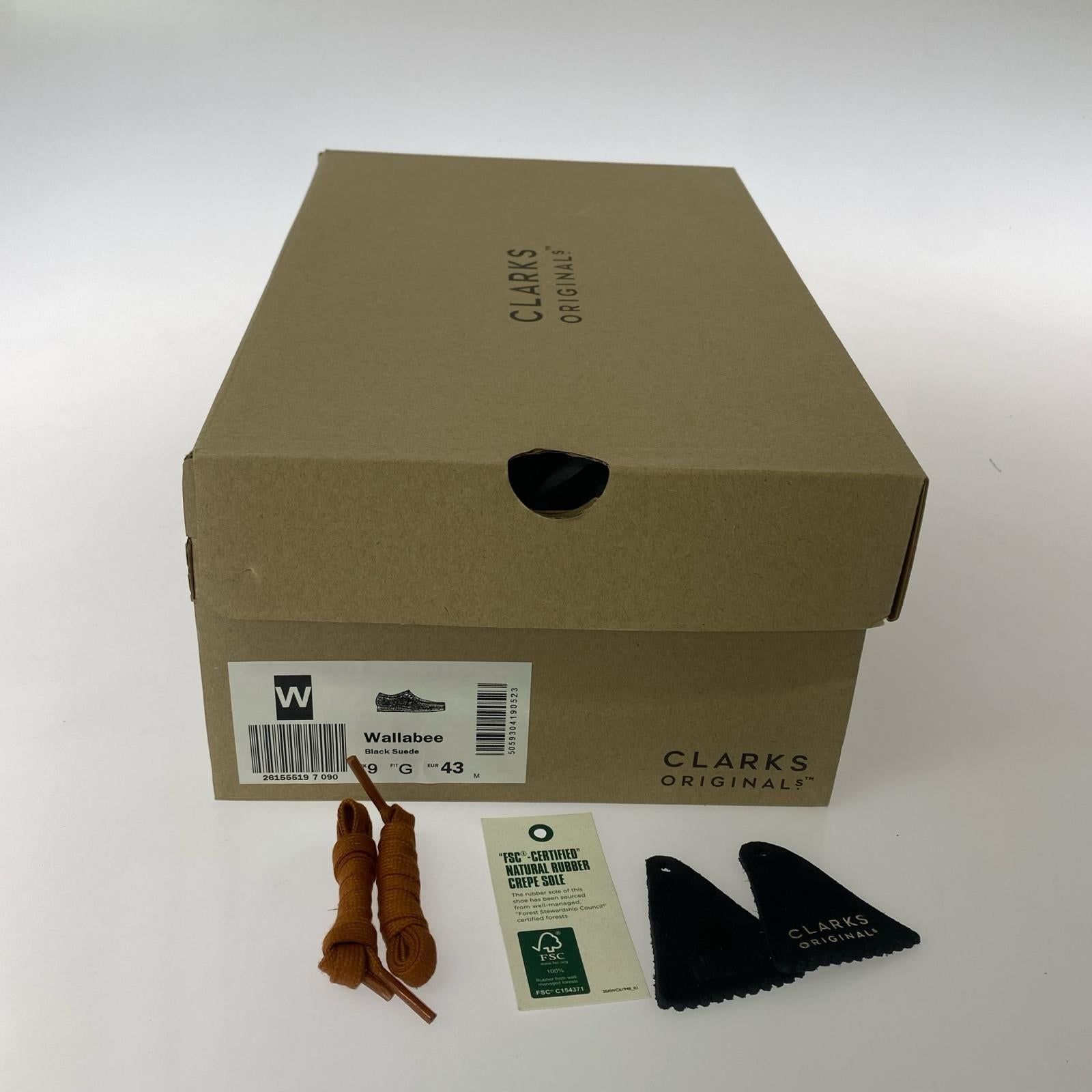 シューズ Wallabee 黒(43) ブラック