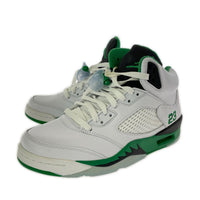 スニーカー WOMEN'S AIR JODAN 5 LUCKY GREEN 25.5cm 25.5cm (US7 1/2 UK7 EU41) ホワイト