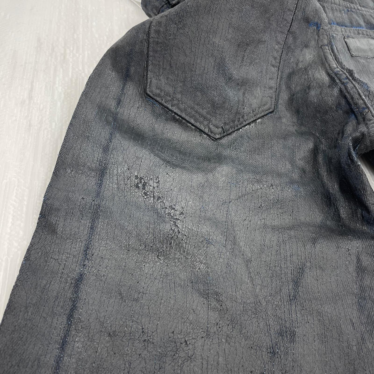 デニムパンツ 25AW コーティングデニムパンツ 29 29 ブラック