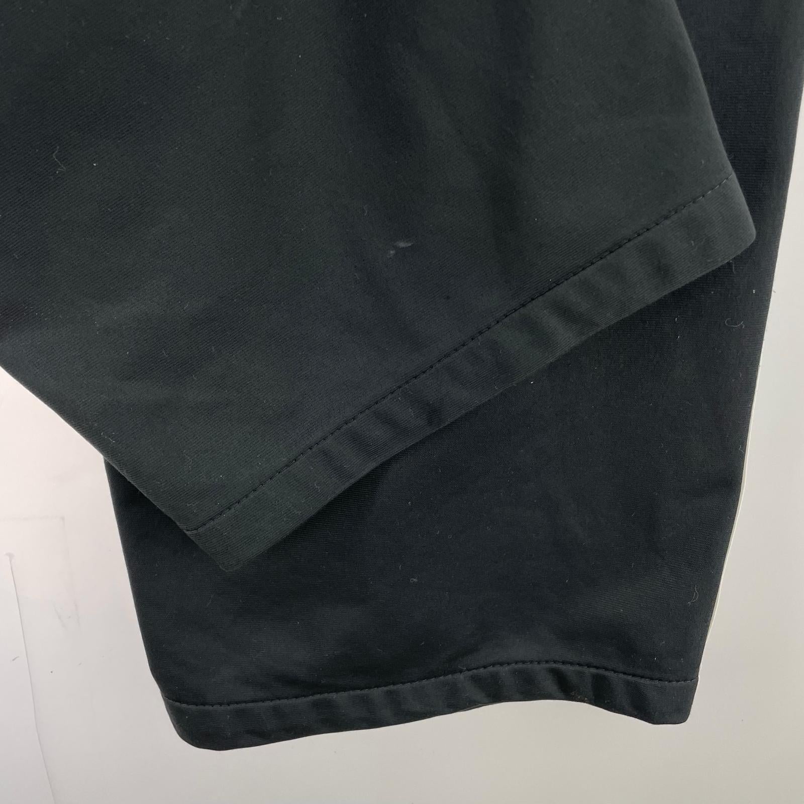 パンツ 80-90s トレフォイル 万国旗タグ トラックパンツ BLK L L ブラック