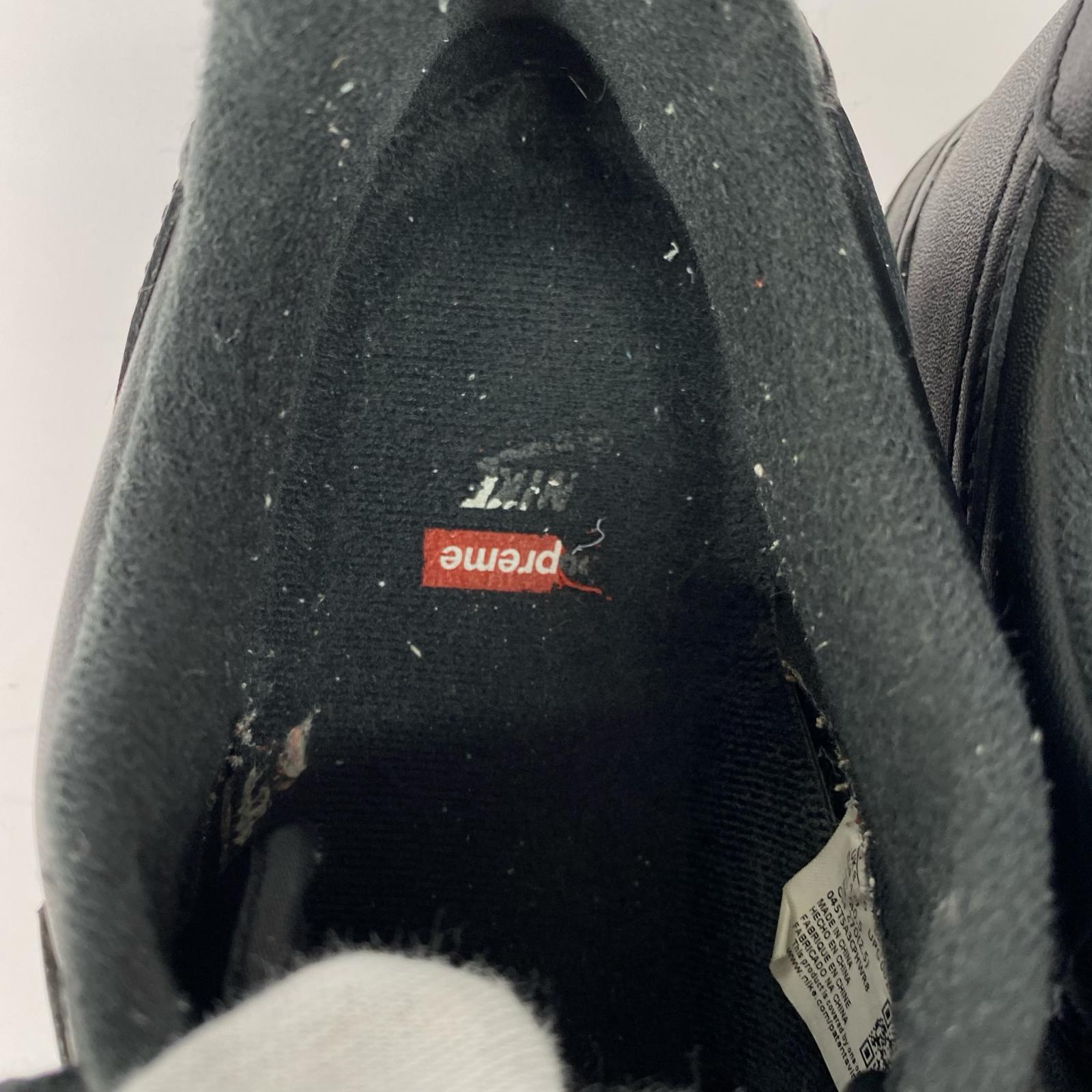 スニーカー SUPREME AIR FORCE 1LOW 27.0cm 27cm (US9 UK8 1/2 EU44) ブラック