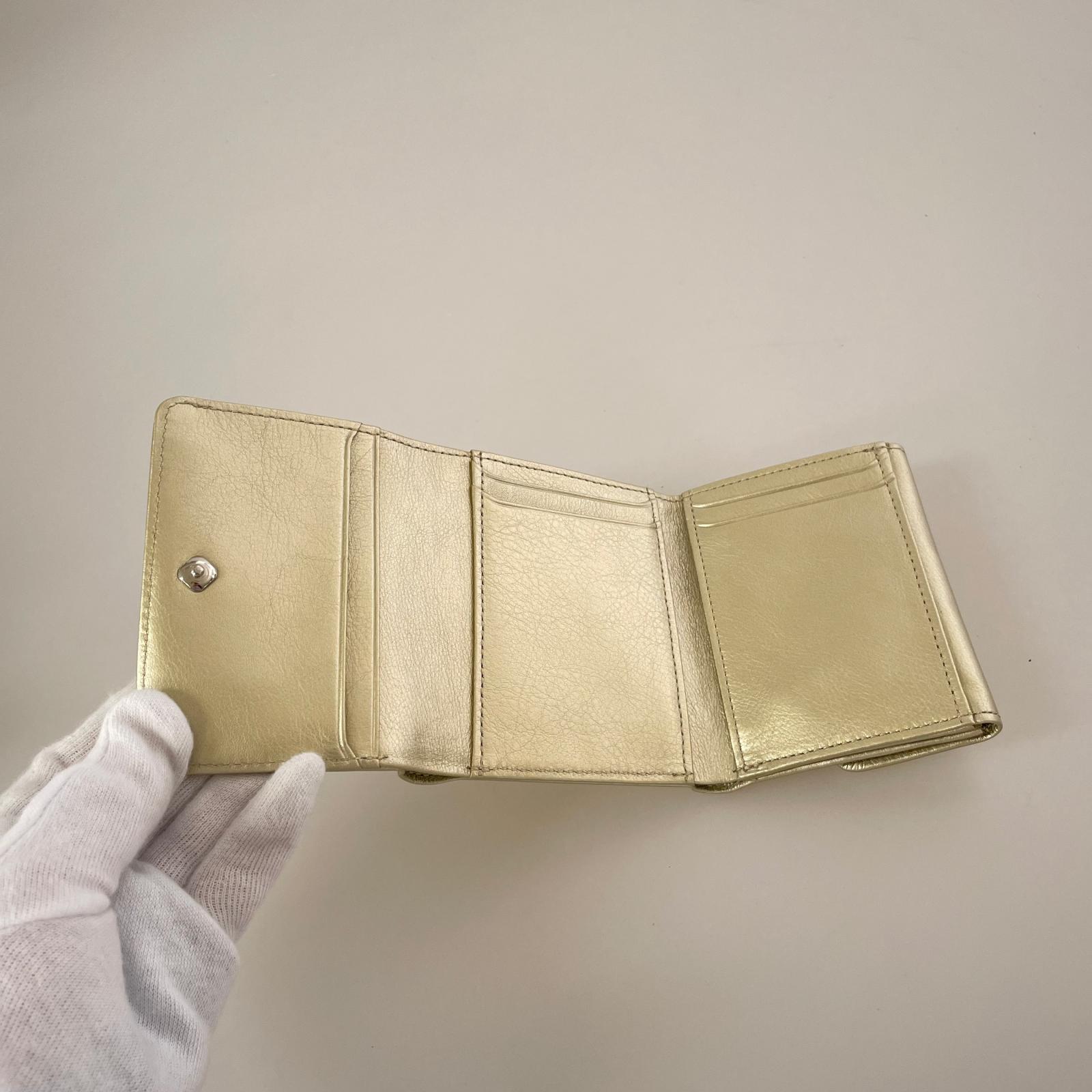 コンパクトウォレット ANTEPRIMA MAZZETTO マッチェット コンパクトウォレット シャンパンゴールド