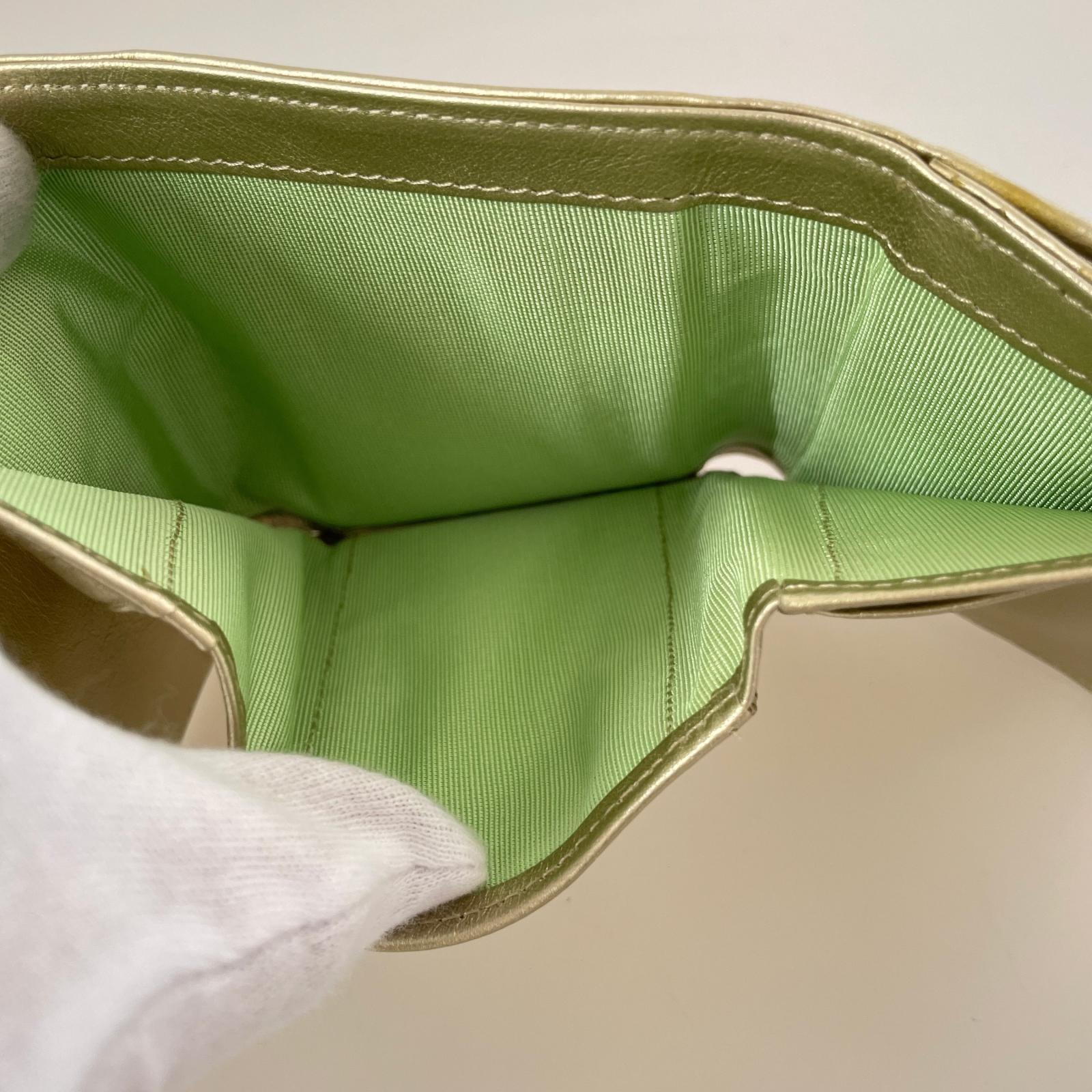 コンパクトウォレット ANTEPRIMA MAZZETTO マッチェット コンパクトウォレット シャンパンゴールド
