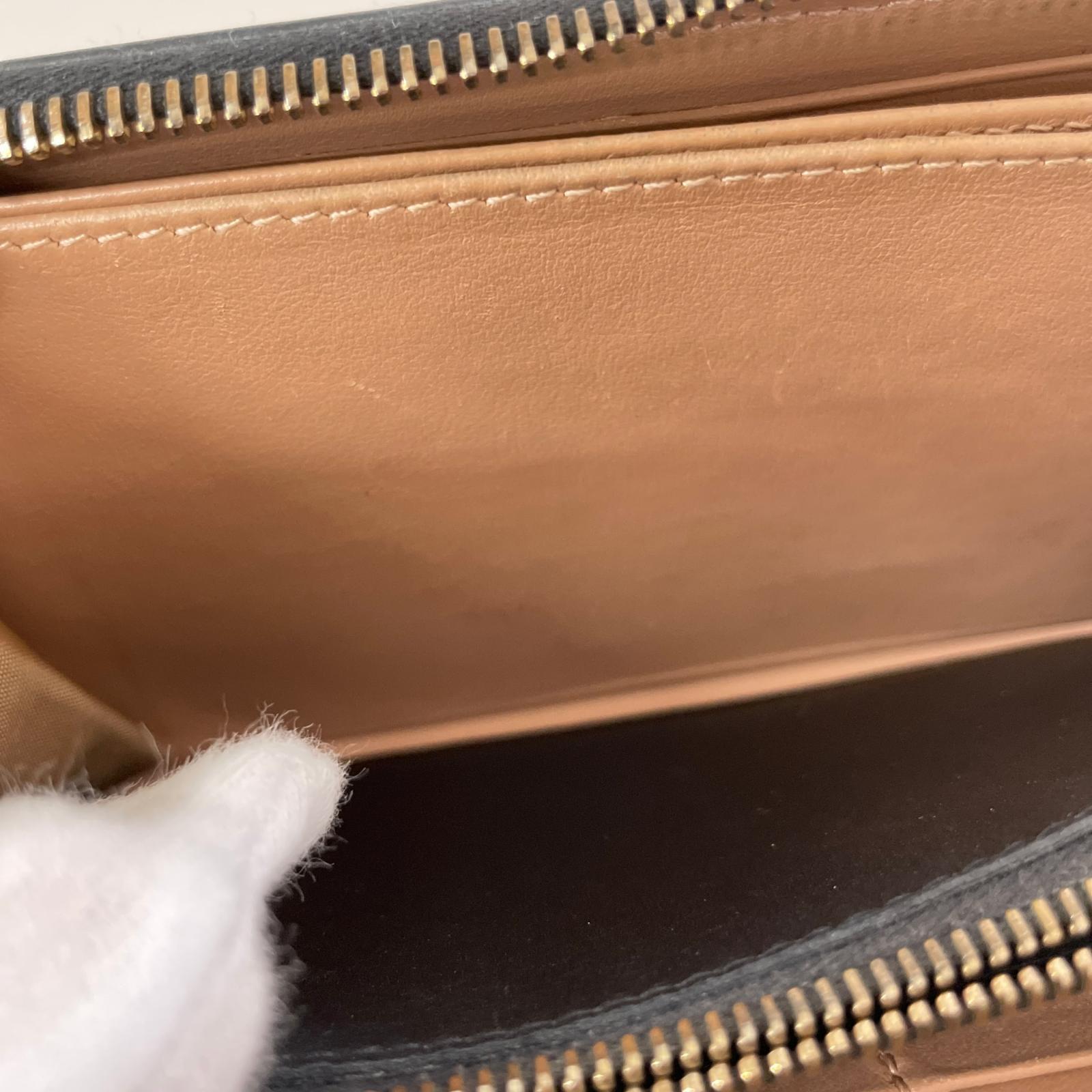 長財布 VALENTINO GARAVANI シングルスタッズ レザーウォレット ブラック ブラック