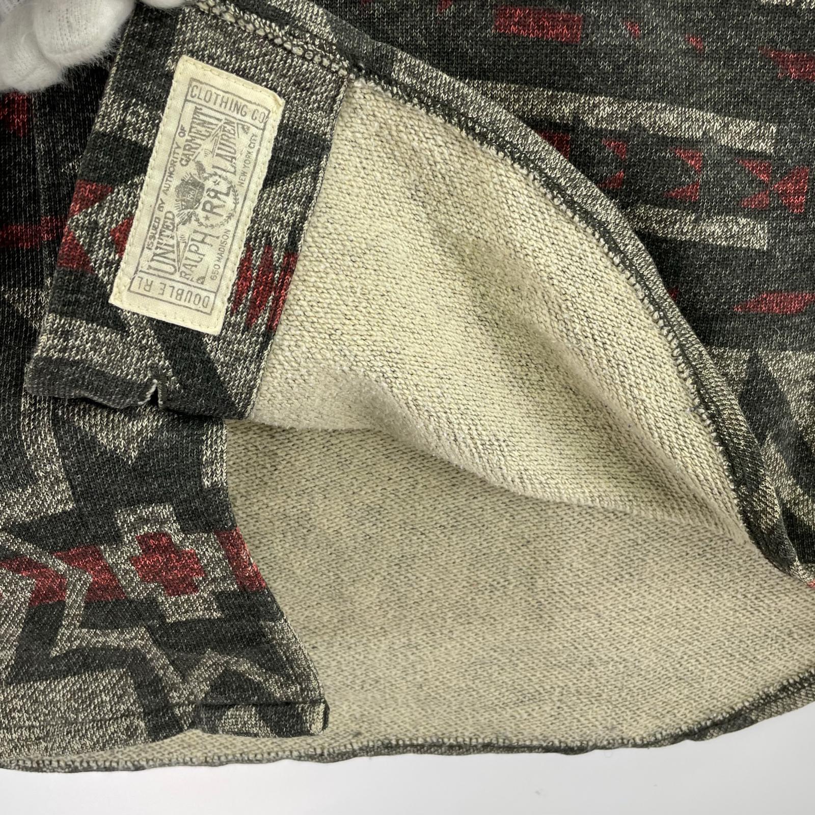 ジャケット ネイティブ柄ショールカラージャケット GRY XS グレー