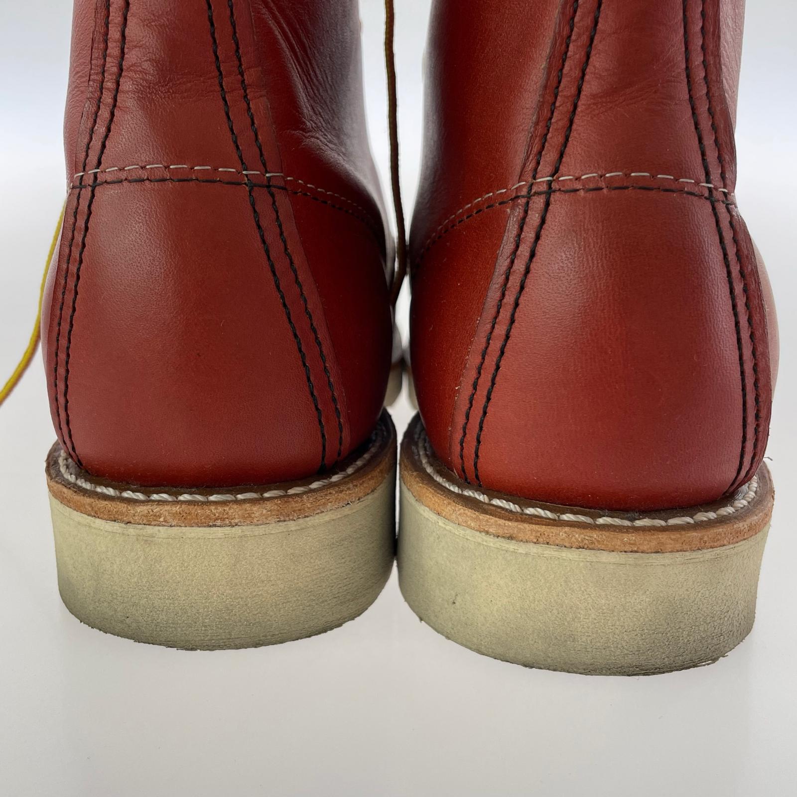 ブーツ 8875 6-inch Classic Moc RED 24.5cm 24.5cm (US6 1/2 UK6 EU39) ブラウン