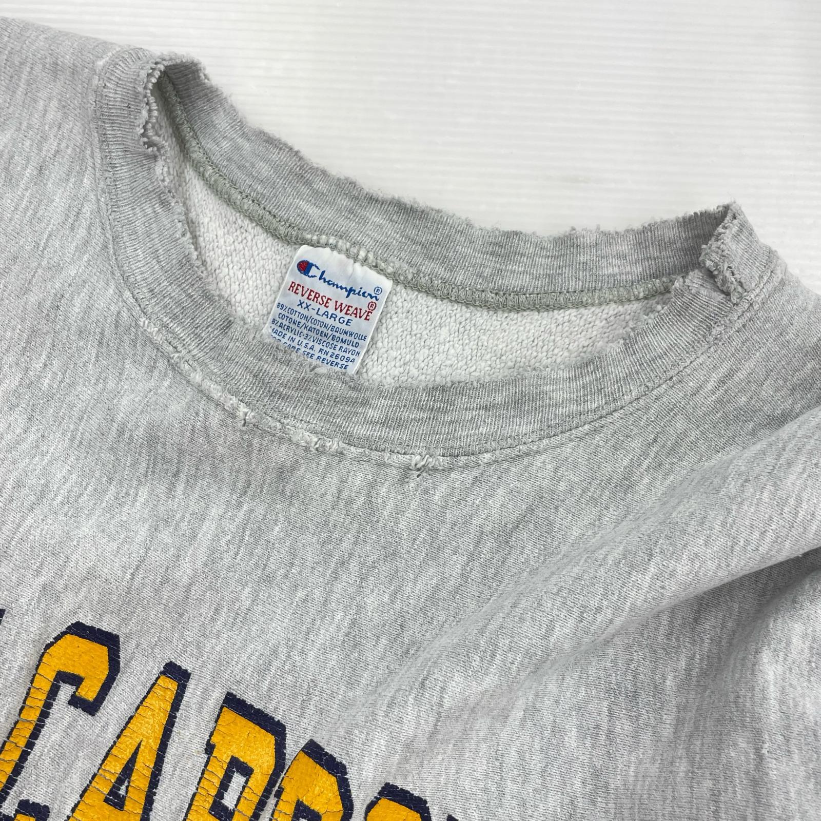 スウェット RW/90s/カレッジロゴ/XXL/グレー グレー