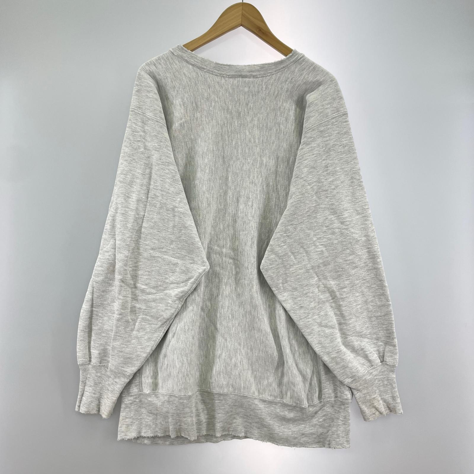 スウェット RW/90s/カレッジロゴ/XXL/グレー グレー