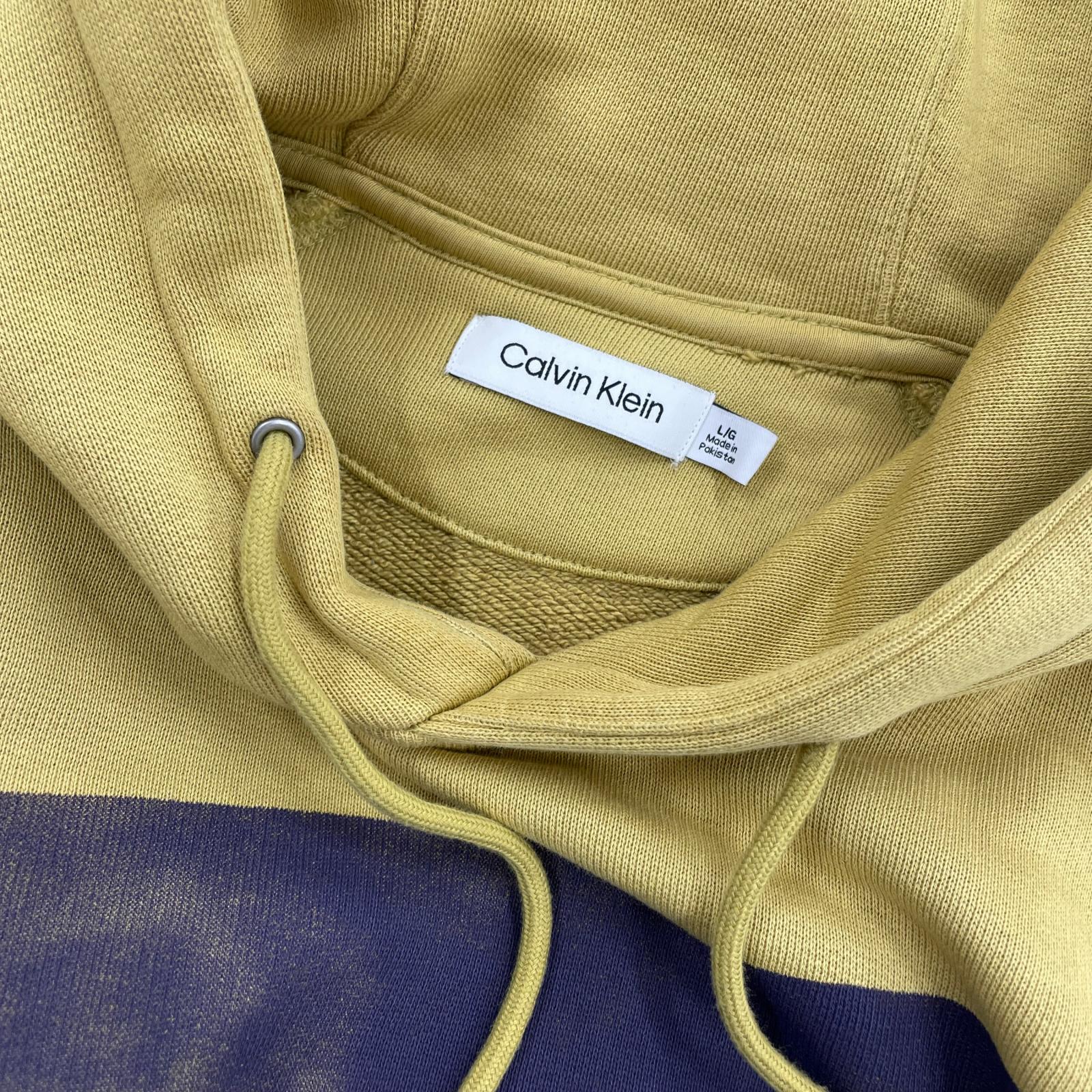 パーカー CK Standards LS TERRY EMBC HOODIE/L L イエロー