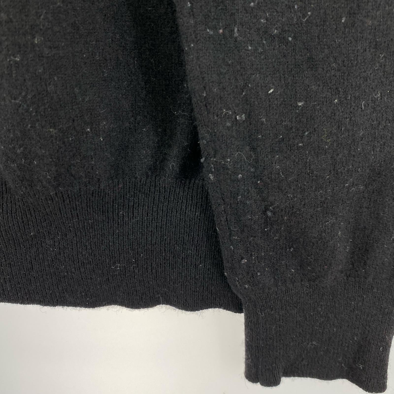 ニット 黒 (M) M ブラック