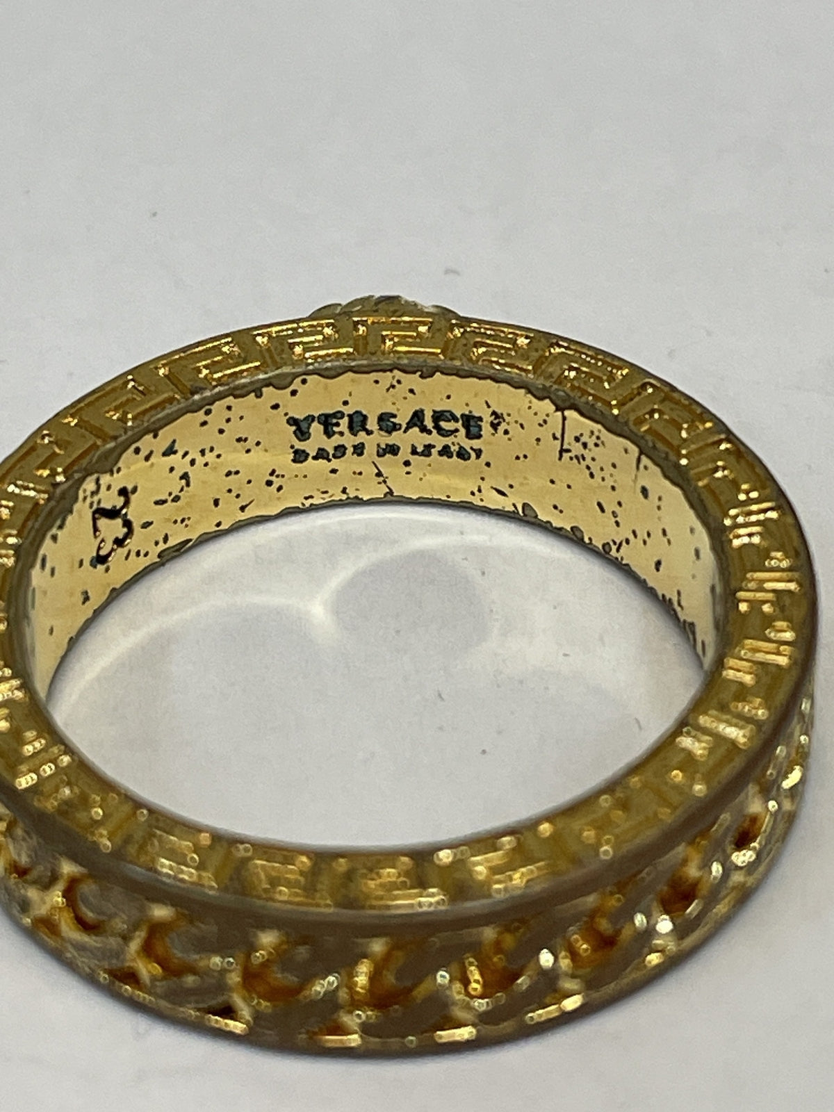 VERSACE ゴールドチェーンバンドリング #22