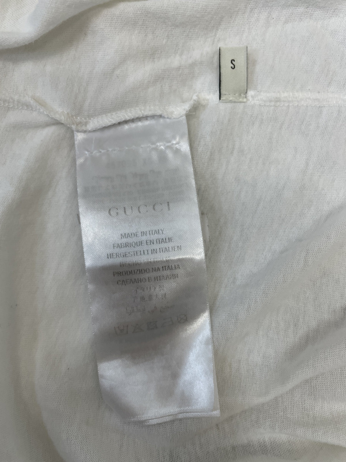 GUCCI ヴィンテージロゴTee S 白