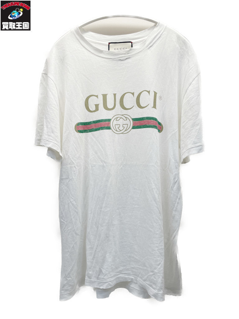 GUCCI ヴィンテージロゴTee S 白