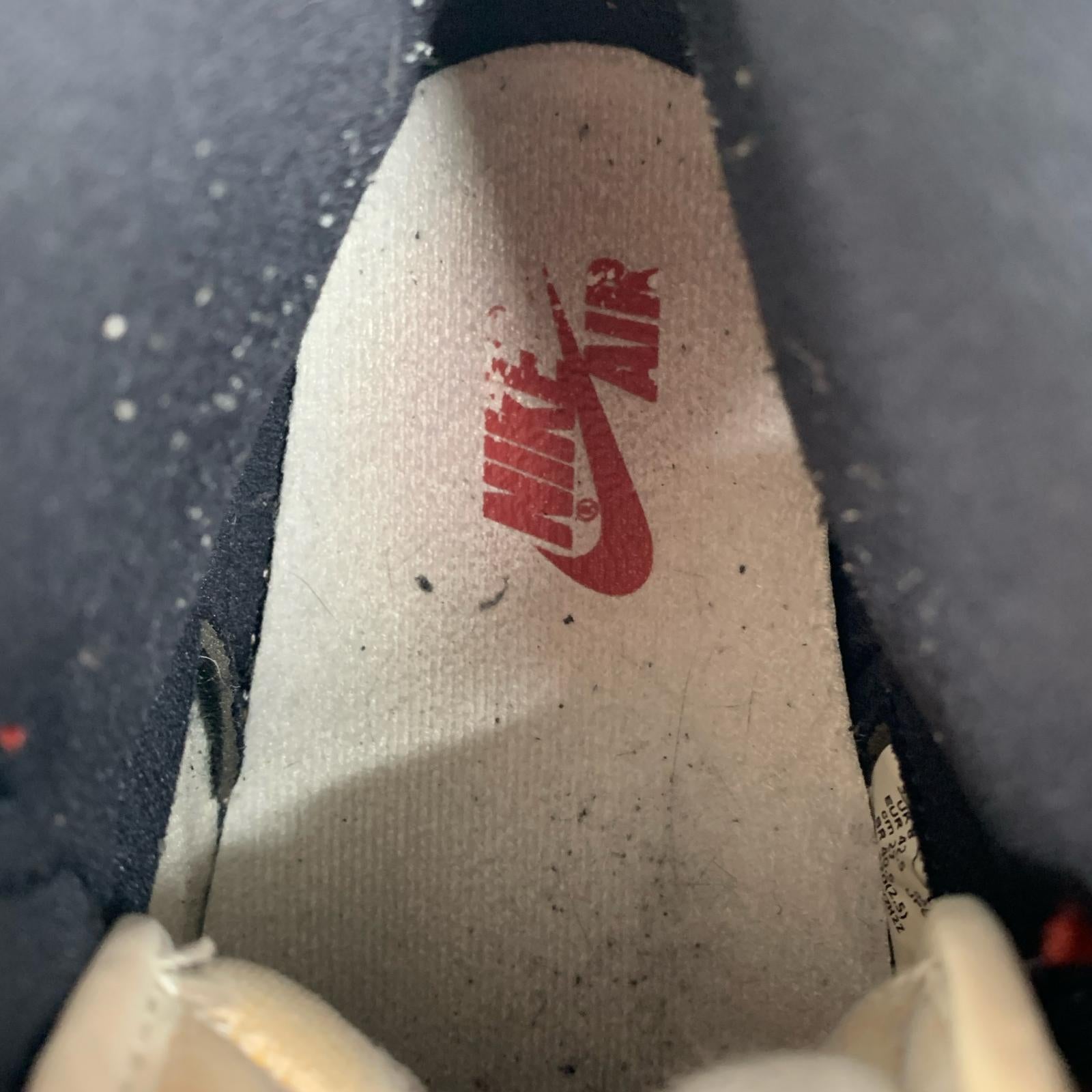 スニーカー AIR JORDAN 1 RETRO HIGH OG 赤白 (27.0) 27cm (US9 UK8 1/2 EU44)