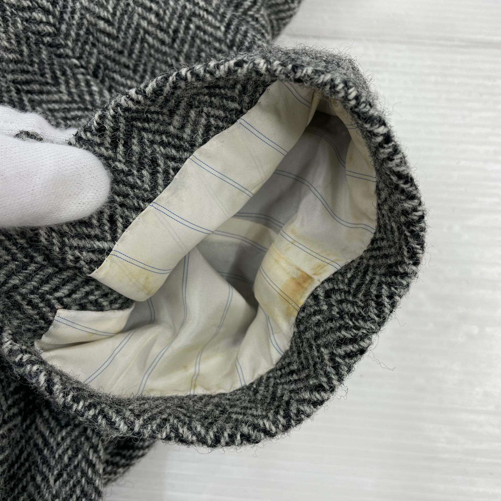 テーラードジャケット Harris Tweed ヘリンボーンジャケット グレー(XL) グレー