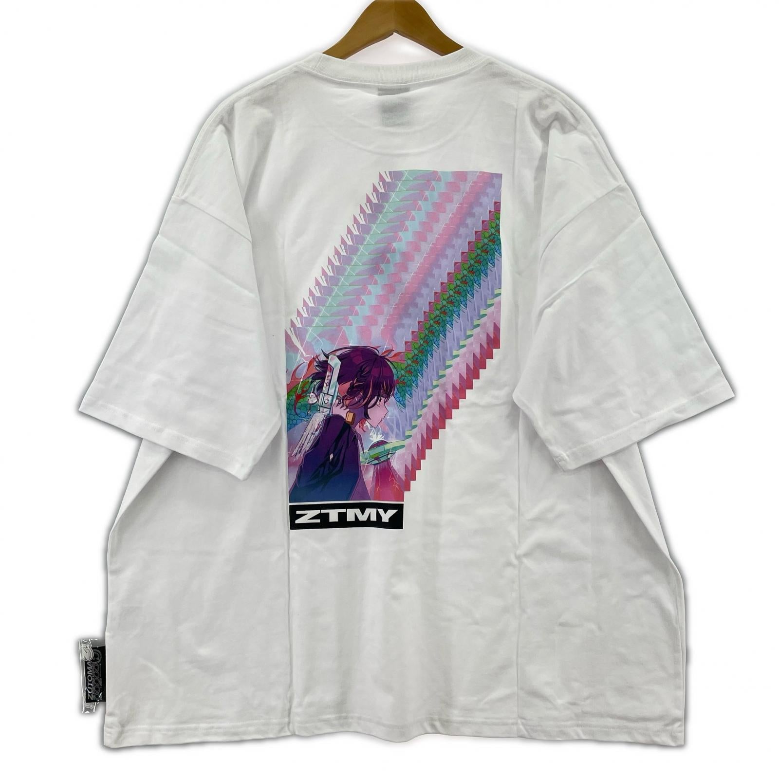 半袖Tシャツ ずっと真夜中でいいのに。 レインボーミラーチューン NIRA ホワイト