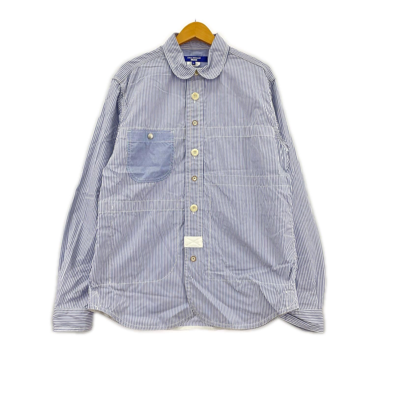 長袖シャツ 24ss リバーシブルマルチポケットシャツ L L