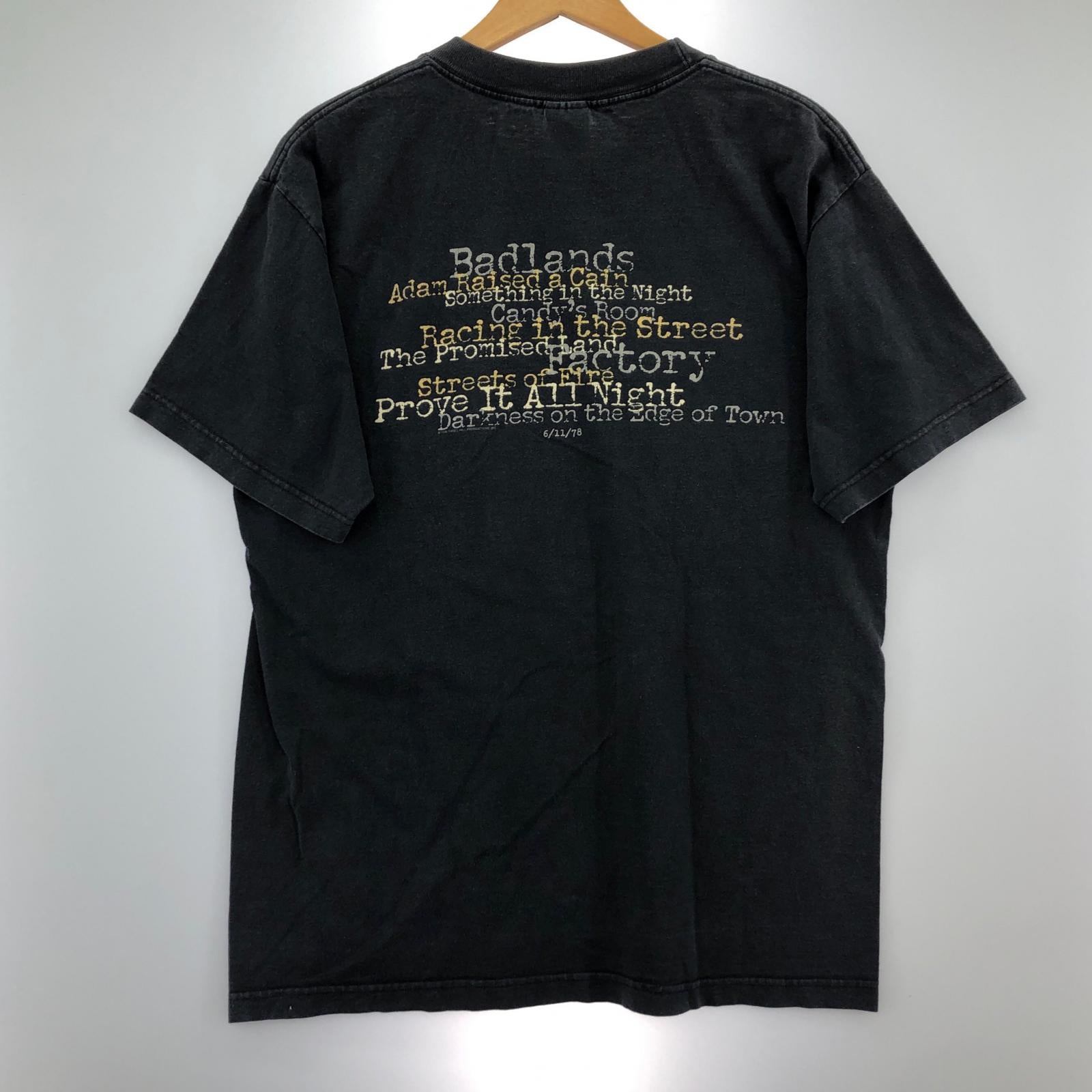 半袖Tシャツ 90s Bruce Springteen (L) Murinaボディ L ブラック