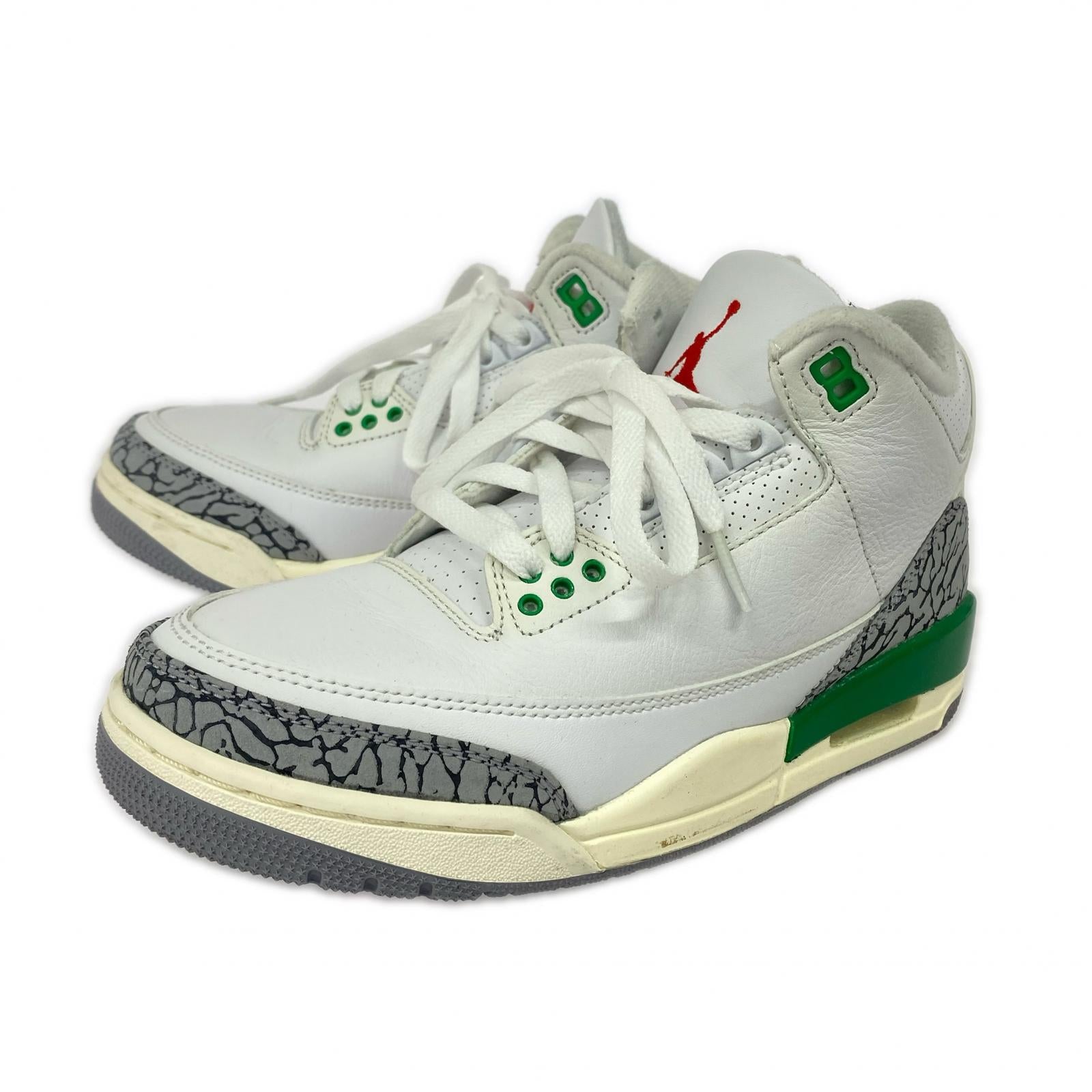 シューズ Air Jordan 3 Retro Lucky Green 24cm (US6 UK5 1/2 EU38) ホワイト
