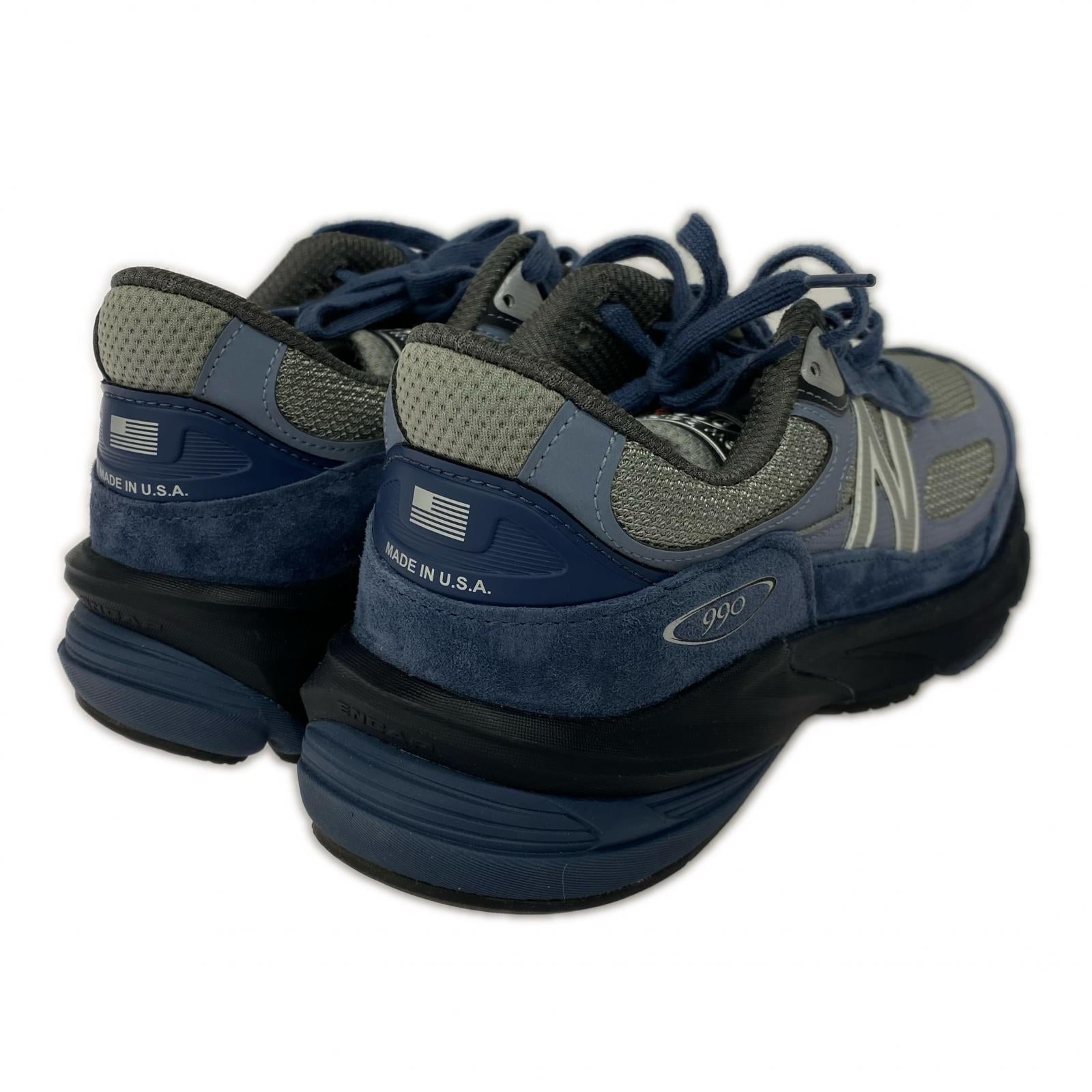 スニーカー NEW BALANCE U990LT6 青 (27) 27cm (US9 UK8 1/2 EU44) ネイビー