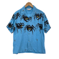 半袖シャツ Star OF HOOLYWOOD 開襟 TARANTULA 水色(M) M