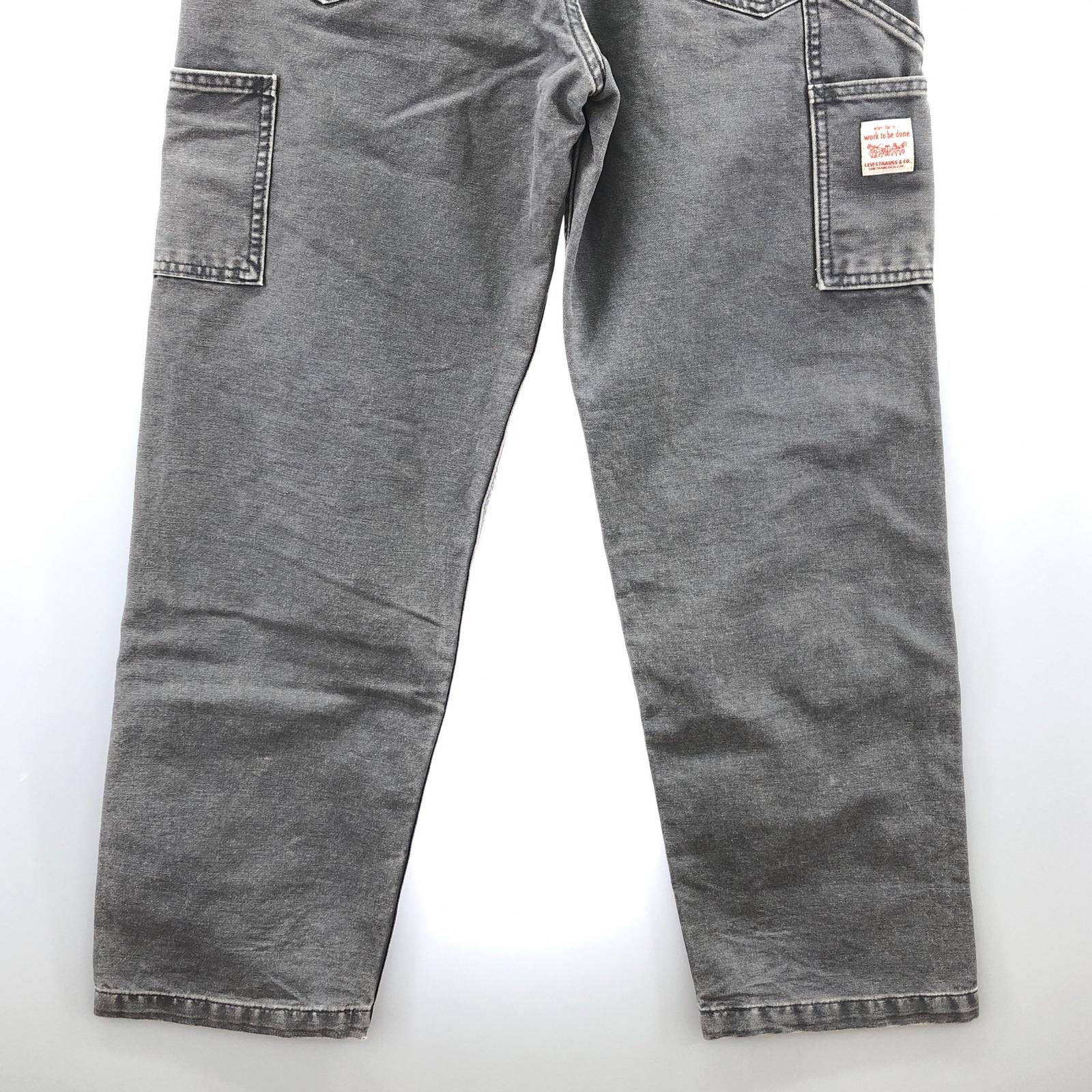 デニムパンツ ダブルニーペインターパンツ GRY 32 グレー