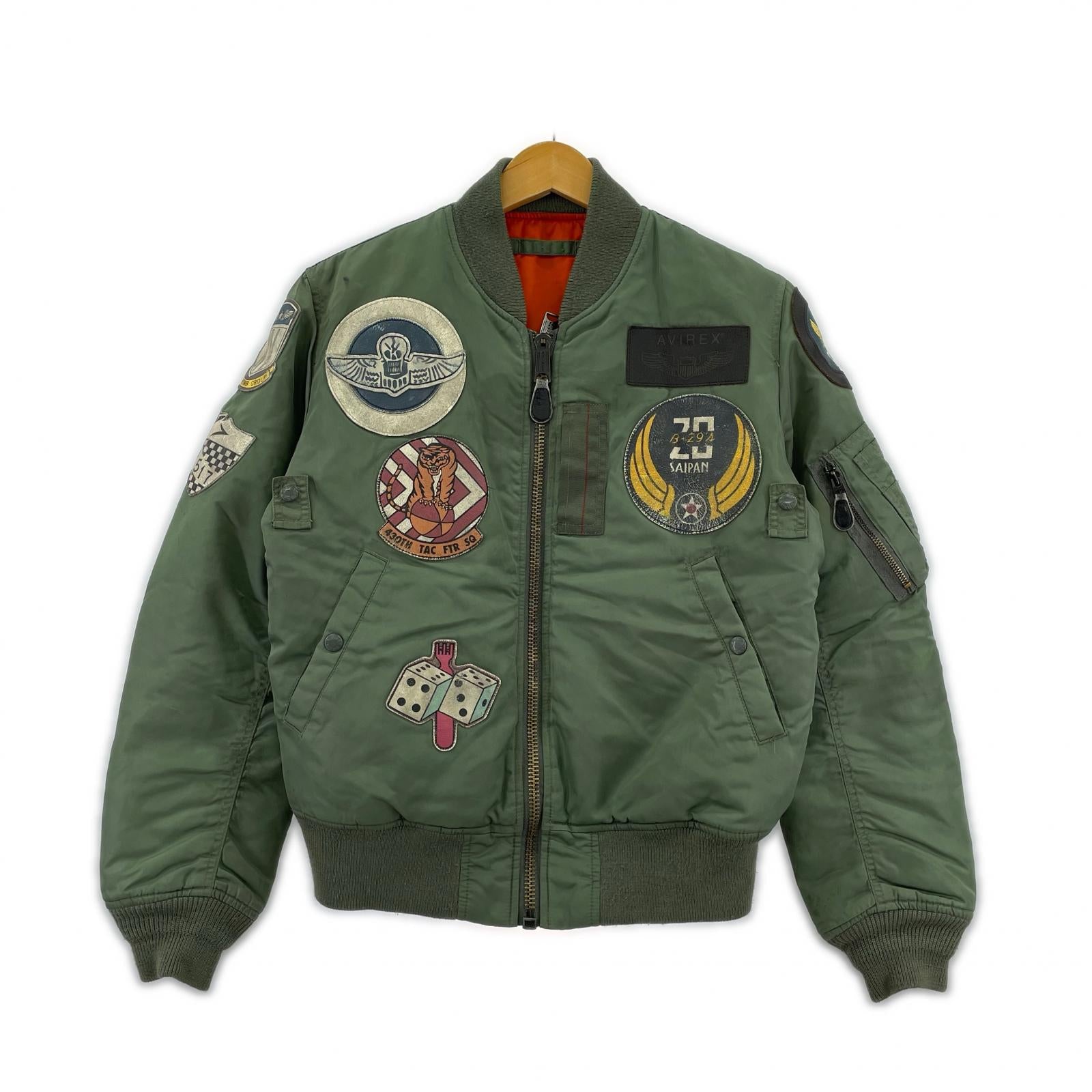 ジャケット TOP GUN MA-1(-) カーキ