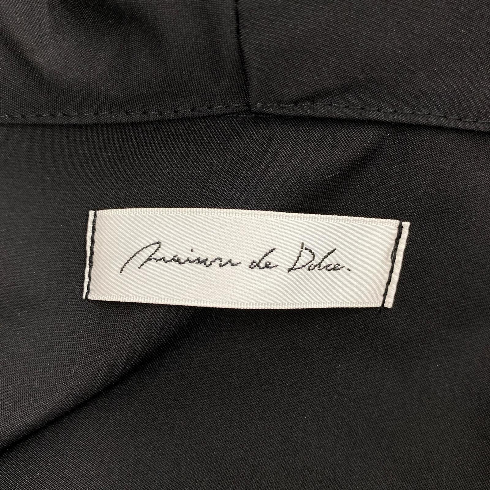 ジャケット maison de Dolce フリルマウンテンパーカー F ブラック フリー ブラック