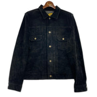 ジャケット STEER ROUGHOUT TYPE ⅡJEAN JACKET 黒 (40) 40 ブラック