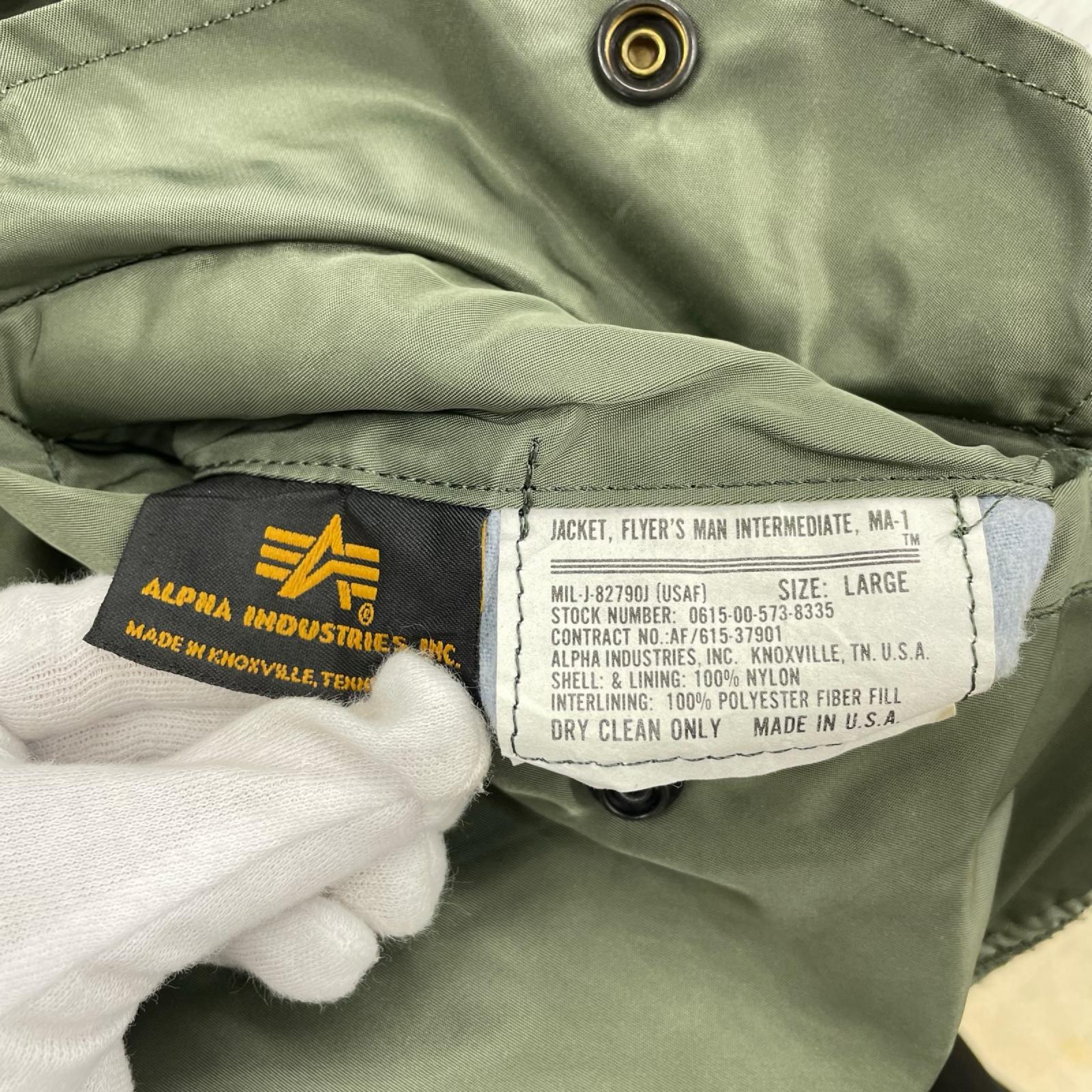 ジャケット 90s USA製 MA-1 L L