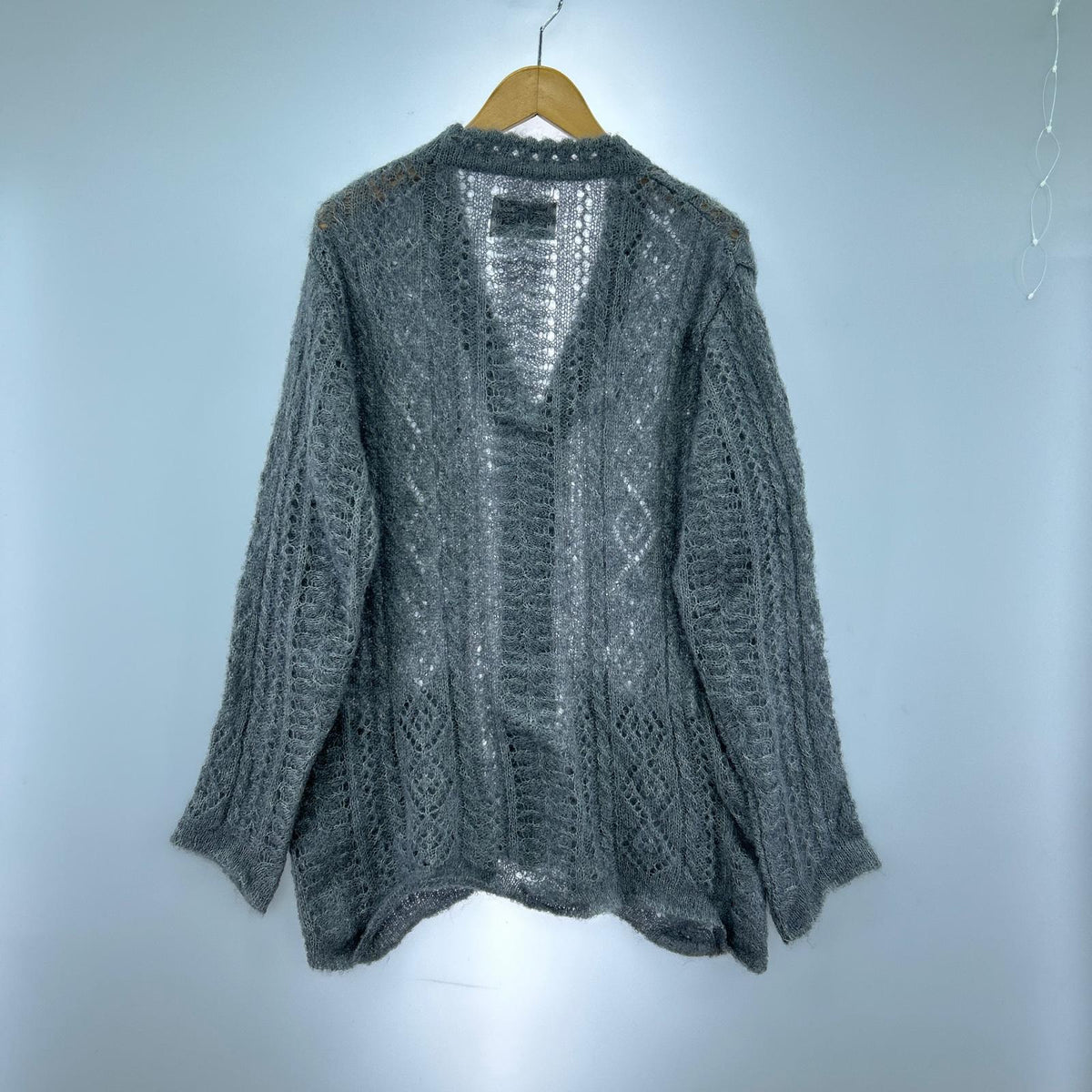 カーディガン モヘアカーディガン グレー(M) 40 グレー