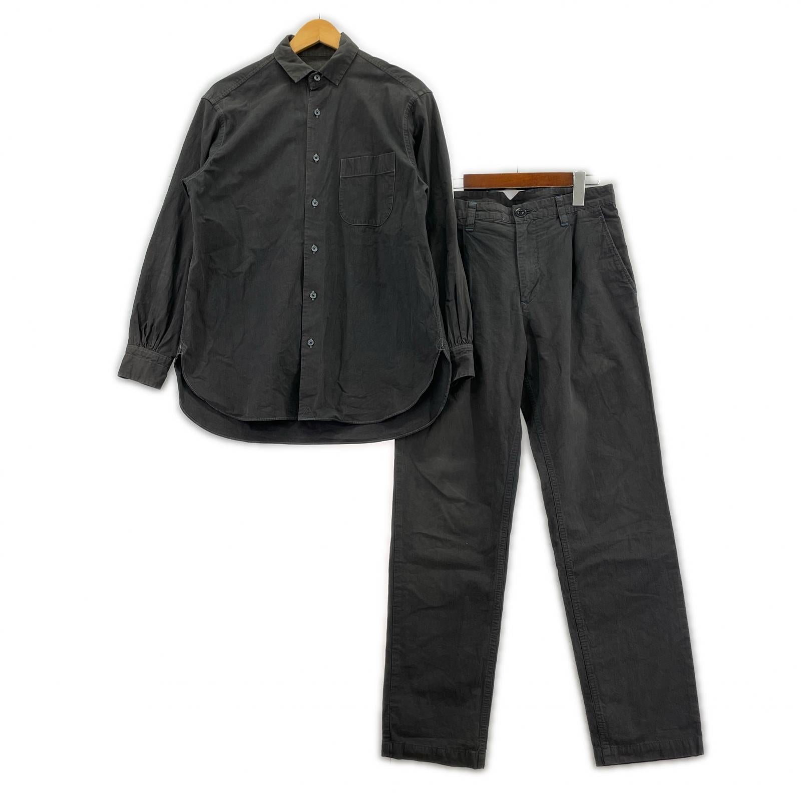 セットアップ porter classic シャツ パンツ シンチ セットアップ(S) S ブラック