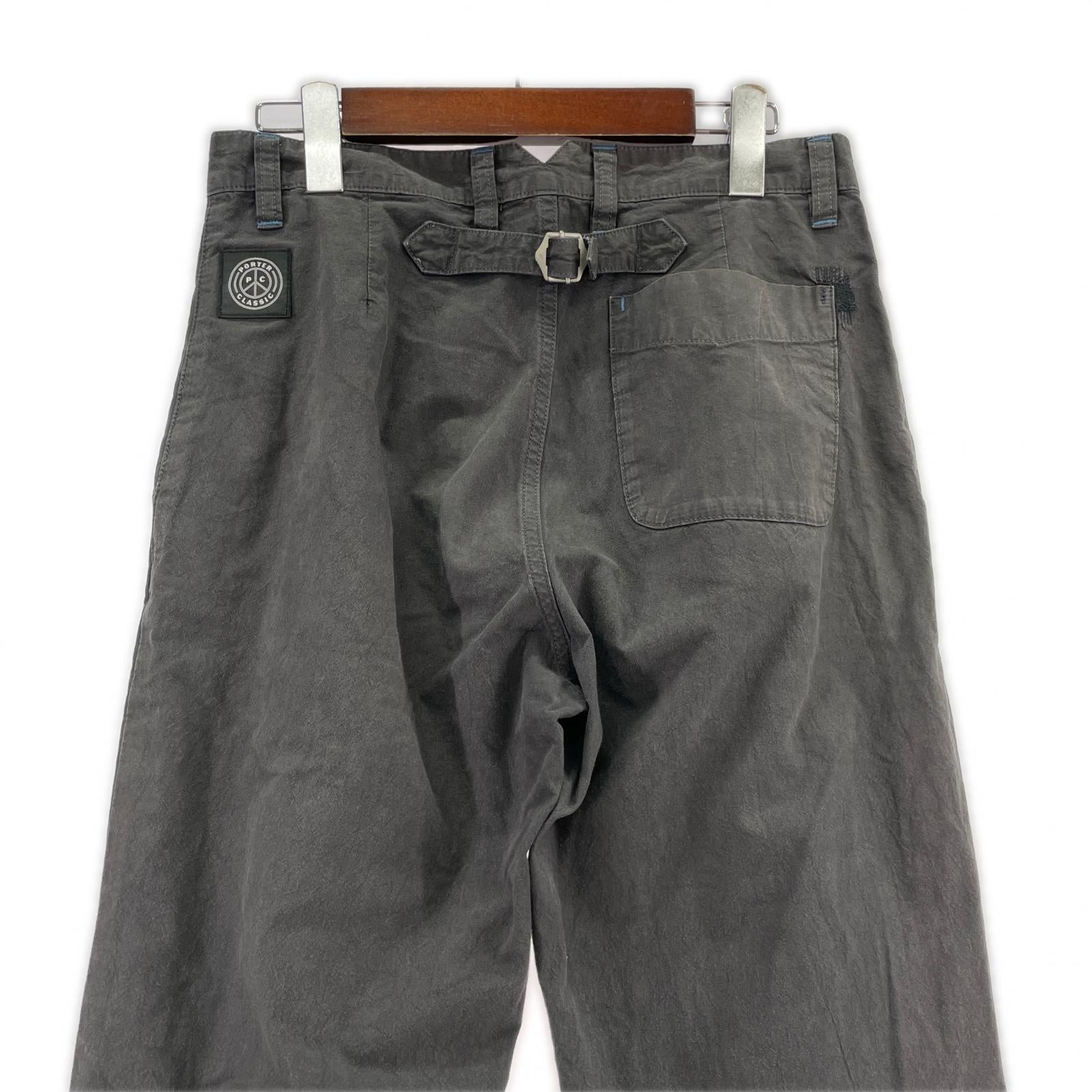 セットアップ porter classic シャツ パンツ シンチ セットアップ(S) S ブラック