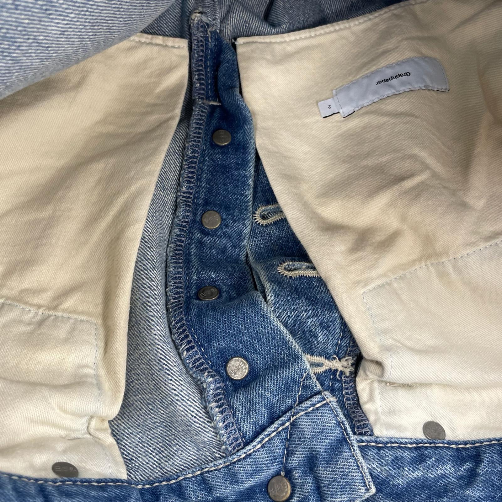 デニムパンツ 22SS/SELVAGE DENIM FIVE POCKET 2 ブルー